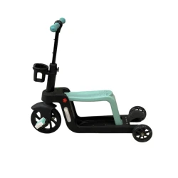 Детский самокат-велосипед А111 голубой Детский самокат-велосипед А111 голубой