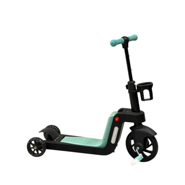 Детский самокат-велосипед А111 голубой Детский самокат-велосипед А111 голубой