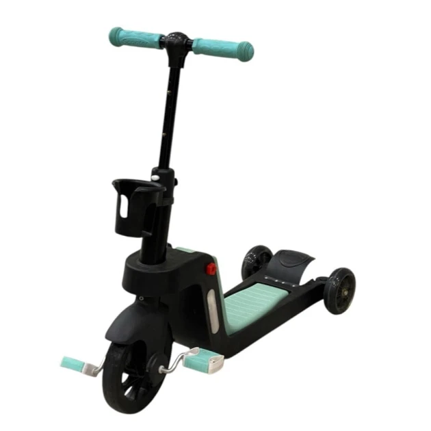 Детский самокат-велосипед А111 голубой Детский самокат-велосипед А111 голубой