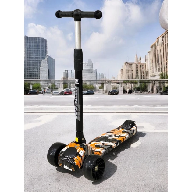 Uşaqlar üçün samokat JW 818-1, narıncı Uşaqlar üçün samokat JW 818-1, narıncı