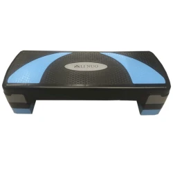 Степ-платформа 78х30 см, черный/голубой