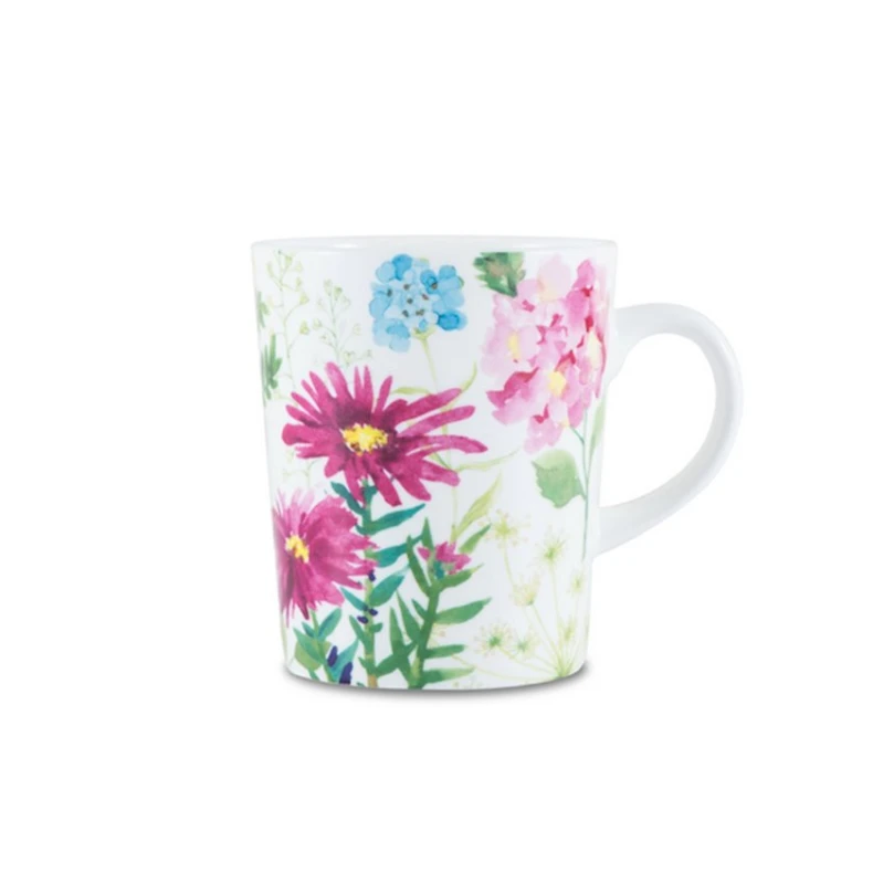 Krujka Gipfel Fiori 3940, 330 ml, farfor, rəngbərəng