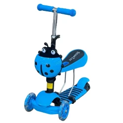 Детский самокат FZ 0332PC, 2+ лет, синий