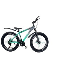 Dağ velosipedi Velostrim 4 qat, yaşıl/boz, ölçü 24