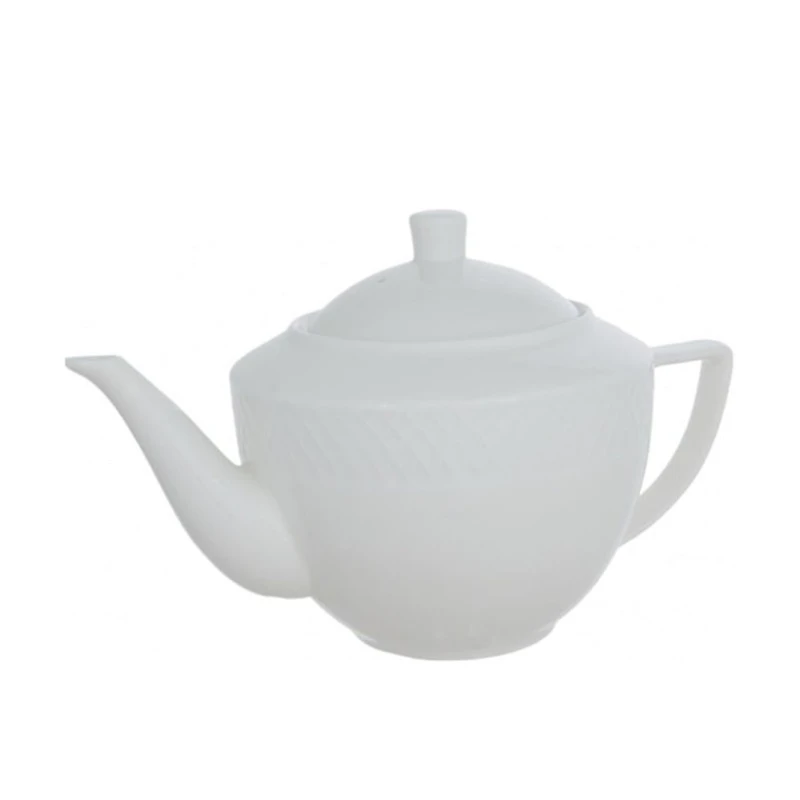 Заварочный чайник Wilmax Julia Vysotskaya WL-880110-JV/1C 0.9 л, 1 шт, фарфор, с крышкой, белый