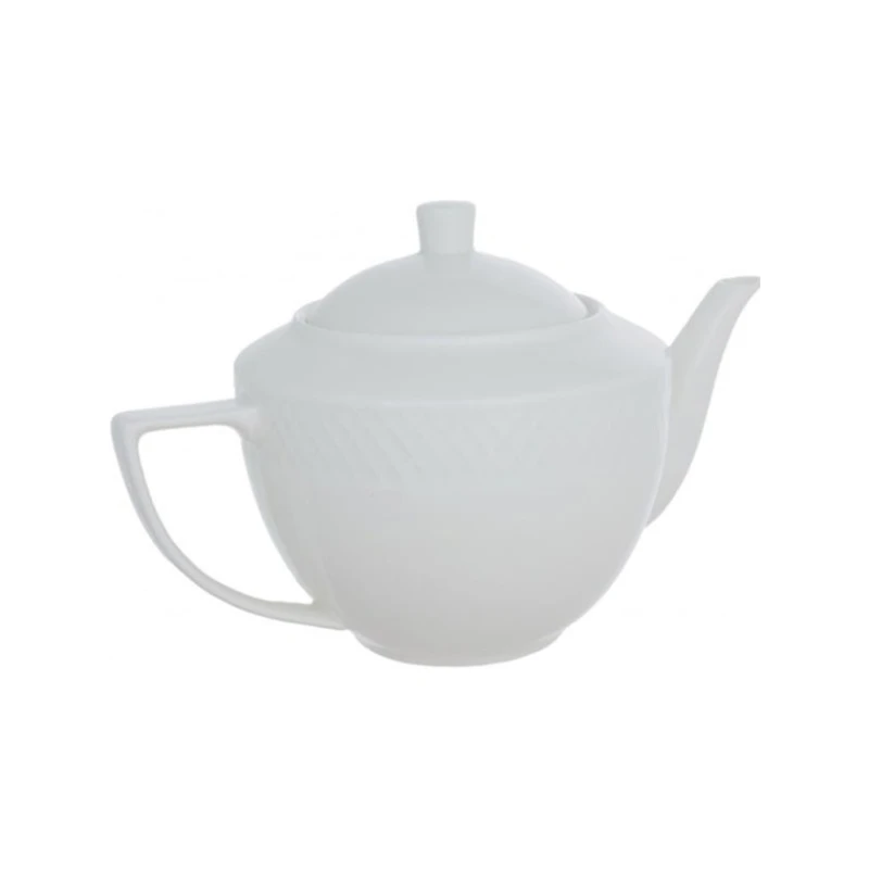Заварочный чайник Wilmax Julia Vysotskaya WL-880110-JV/1C 0.9 л, 1 шт, фарфор, с крышкой, белый
