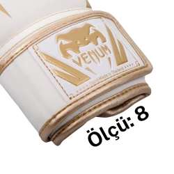 Boks əlcəyi Venum 4002, ağ/qızılı, ölçü 8