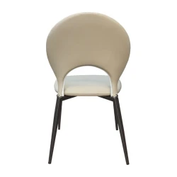 Стул Nurayza Concept, экокожа/металл, кремовый, 45x43x89 см Стул Nurayza Concept, экокожа/металл, кремовый, 45x43x89 см