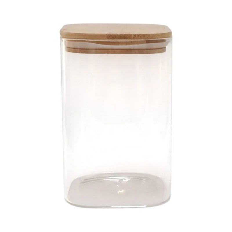 Saxlama qabı K619-11, melamin/bambuk, şəffaf/bej