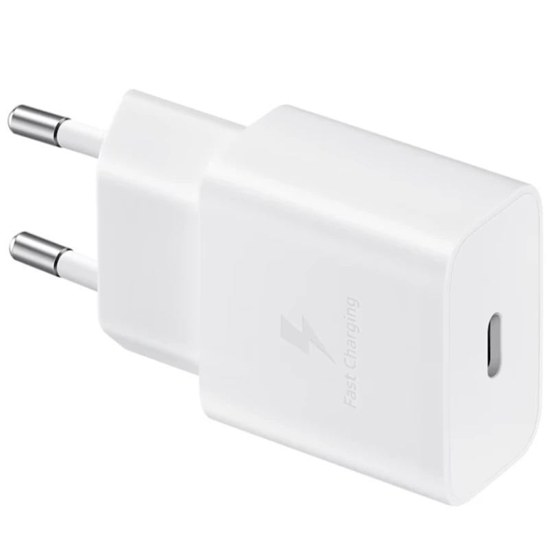 Сетевое зарядное устройство Samsung Charger Type-C 15W White EP-T1510NWEGRU Сетевое зарядное устройство Samsung Charger Type-C 15W White EP-T1510NWEGRU