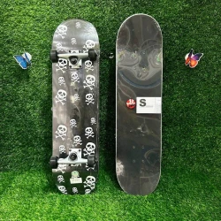 Скейтборд ST00052, дерево, черный