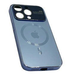 Чехол Auto Focus Slim Magsafe PC для Apple iPhone 14 Pro Sierra Blue