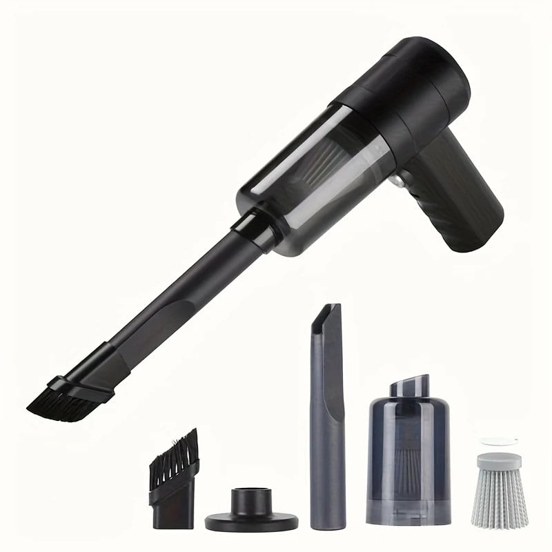 Автомобильный вакуумный пылесос с USB зарядкой