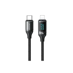 Кабель USB USAMS US-SJ545 Lightning Cable, Черный