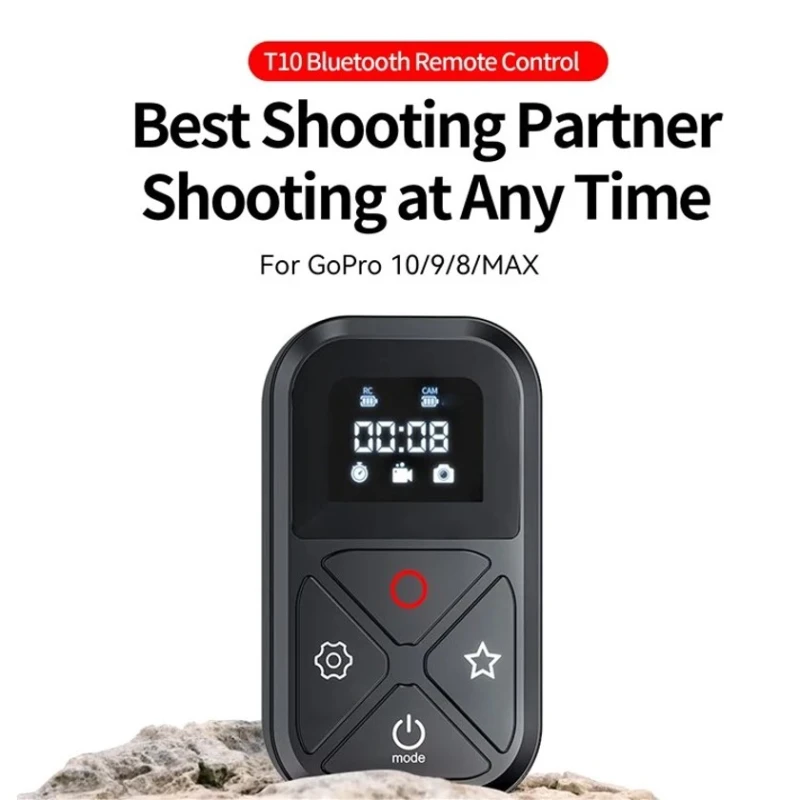 Пульт управления Telesin GP-RMT-T10 для GoPro 12/11/10/9/8/Max Black Пульт управления Telesin GP-RMT-T10 для GoPro 12/11/10/9/8/Max Black