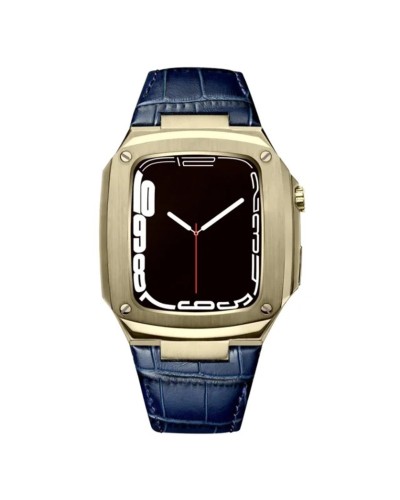 Qayış və çexol SW685 Apple Watch 44/45mm üçün Blue/Gold