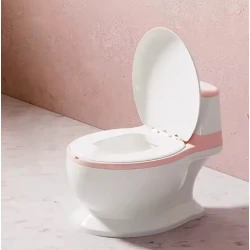 Горшок детский WS_6035, белый/розовый Горшок детский WS_6035, белый/розовый