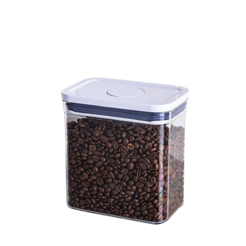 Контейнер для хранения продуктов Oxo, 1600 мл., 1 шт., 15.5х16х15.5 см, пластик, белый/прозрачный Контейнер для хранения продуктов Oxo, 1600 мл., 1 шт., 15.5х16х15.5 см, пластик, белый/прозрачный