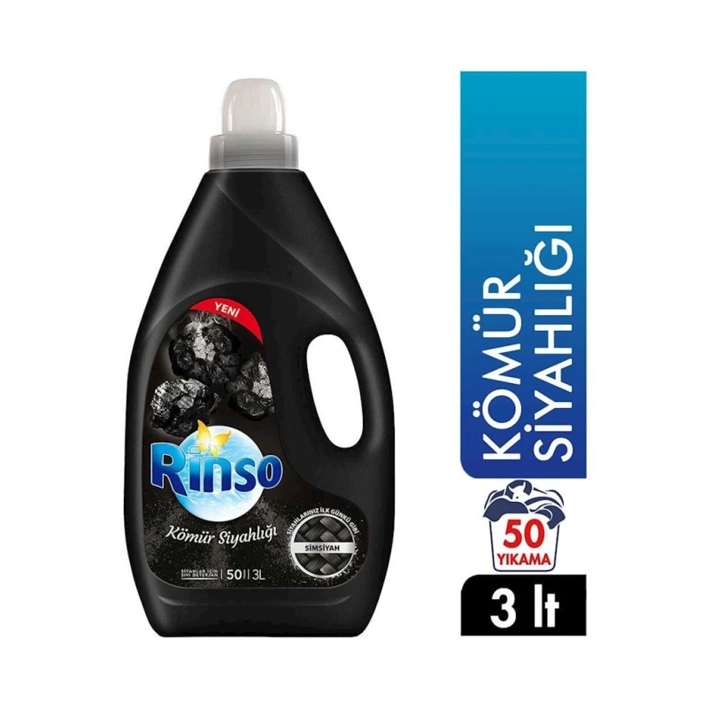 Жидкость для стирки Rinso для черного белья, 3000 мл, 50 стирок Жидкость для стирки Rinso для черного белья, 3000 мл, 50 стирок
