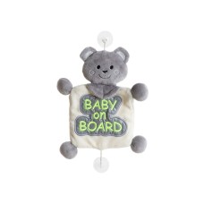 Asma Babyjem Baby On Board, poliester, boz