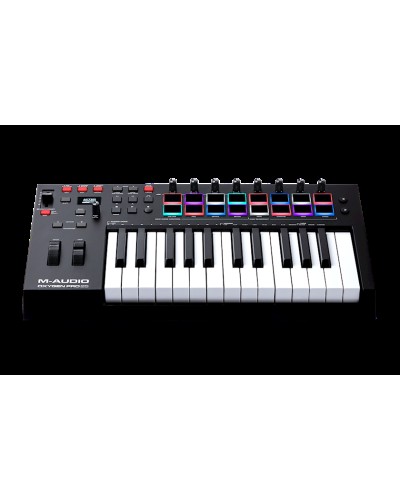 Midi-klaviatura M-Audio Oxygen Pro 25, 25 klaviş, 2.5 kq, ağ/qara, 264х490х84 mm