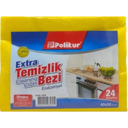 Salfet dəsti Polikur, sarı, 24 əd, 50x70 sm