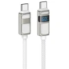 Кабель USB Hoco U137 USB-C to USB-C White