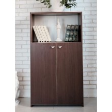 Komod Letta, 112x62x34 sm, LDSP, tünd qəhvəyi