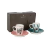 Набор кофейный Porland Wild Life Zebra-Elephant 04ALM005318, 80 мл, 4 предмета, разноцветный Набор кофейный Porland Wild Life Zebra-Elephant 04ALM005318, 80 мл, 4 предмета, разноцветный