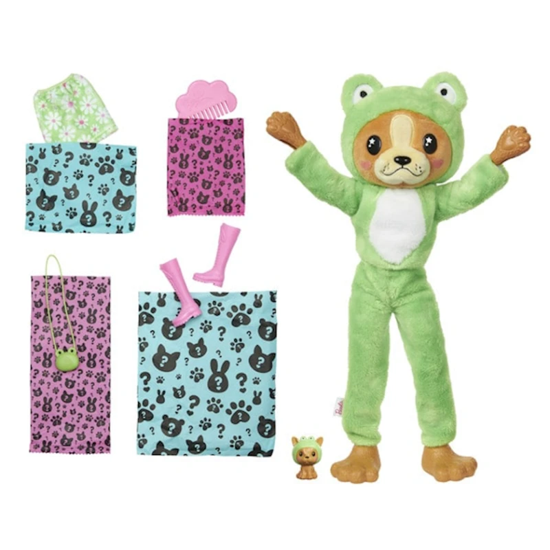 Кукла-сюрприз Mattel Barbie Cutie Reveal Puppy As Frog HRK24, 3+ лет