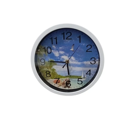 Настенные часы Bayramov Group SS-155, белый, 26 см