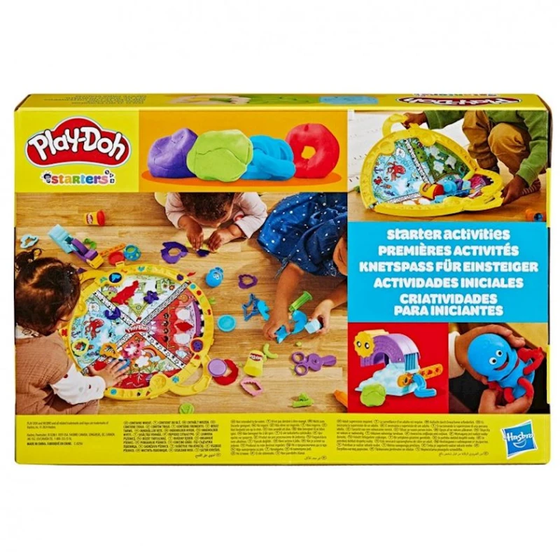 Набор для лепки Hasbro Play-Doh F9143 Starters Fold 'N Go Playmat, 3+ лет Набор для лепки Hasbro Play-Doh F9143 Starters Fold 'N Go Playmat, 3+ лет