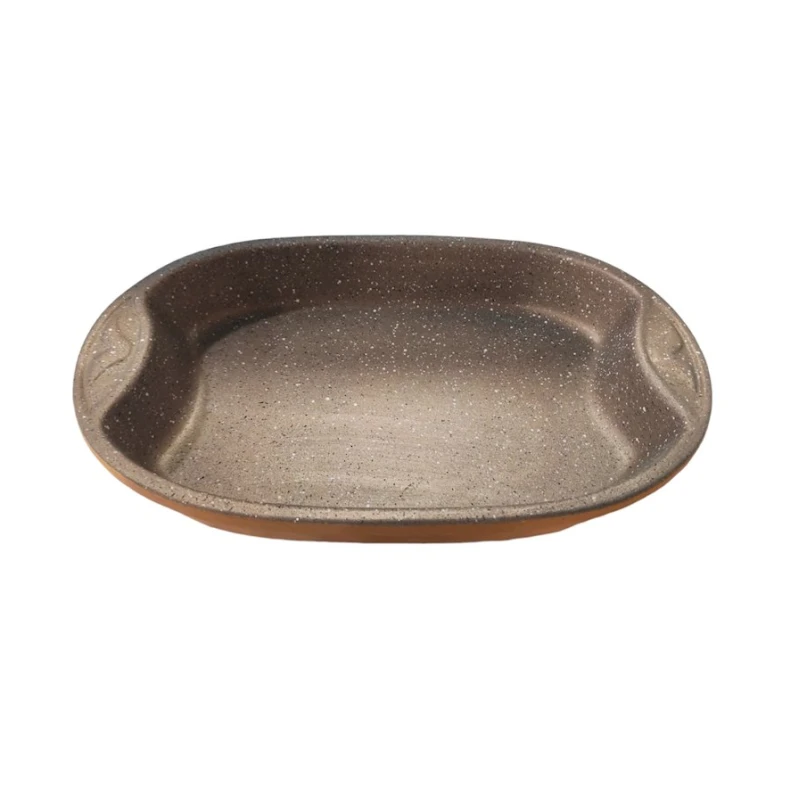 Soba tava oval 37×23×5 sm, saxsı