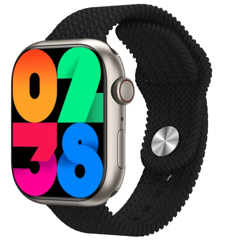 Ağıllı saat üçün kəmər 45-49 mm Black Ağıllı saat üçün kəmər 45-49 mm Black