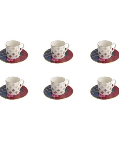 Qəhvə dəsti Porland Evoke 04ALM005542, 90 ml, 12 parça, rəngbərəng