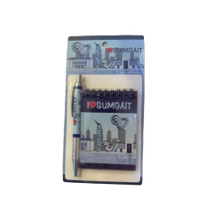 Блокнот для записей AzB06, с ручкой, 50 листов