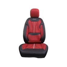 Oturacaq üçün çexol Deluxe Boss London Series, qara/qırmızı