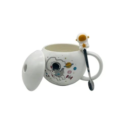 Чашка GRD00386, керамика, 300 мл, белая