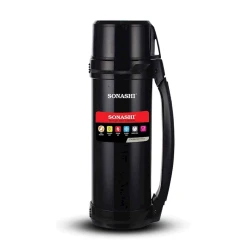 Термос Sonashi SVF-1501, нержавеющая сталь, черный Термос Sonashi SVF-1501, нержавеющая сталь, черный