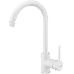 Смеситель для кухни Deante Nemezja BEN A62M, латунь, белый