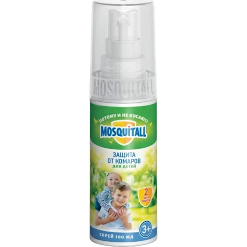 Средство от комаров Mosquitall Нежная защита для детей 100 мл Средство от комаров Mosquitall Нежная защита для детей 100 мл