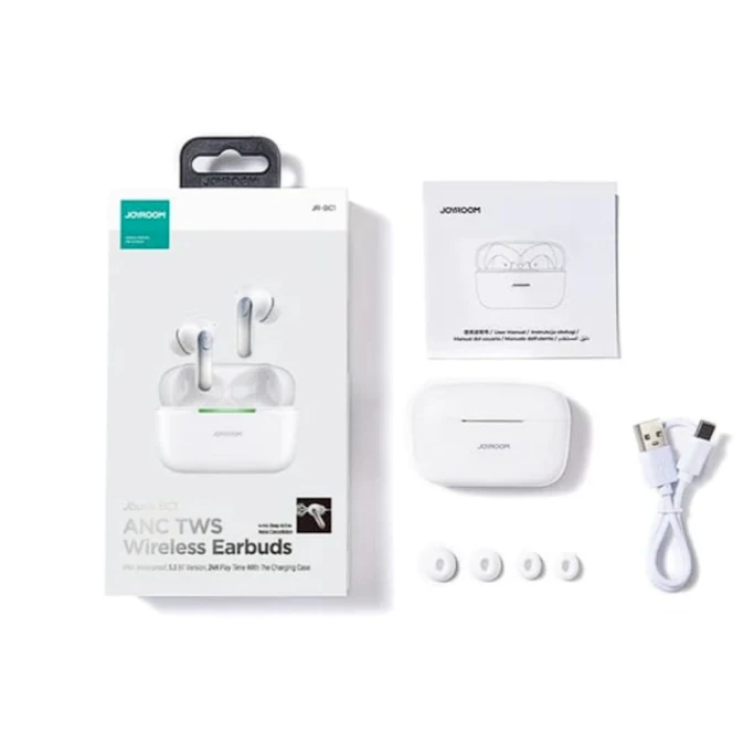 Беспроводные наушники Joyroom BC1 ANC White