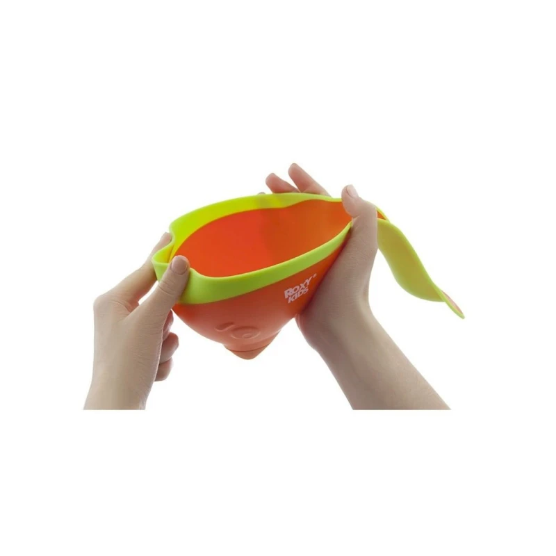 Ковшик для купания ребенка Roxy Kids RBS-004-O, термоэластопласт/полипропилен, оранжевый, 24x14x11 см, 0.65 л Ковшик для купания ребенка Roxy Kids RBS-004-O, термоэластопласт/полипропилен, оранжевый, 24x14x11 см, 0.65 л