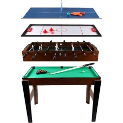 Настольный бильярд 4 in 1 Multigame Table Billiards Table Tennis Hockey and Table Football, 107x61x84.5 см Настольный бильярд 4 in 1 Multigame Table Billiards Table Tennis Hockey and Table Football, 107x61x84.5 см