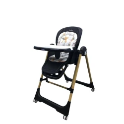 Стульчик для кормления Kidilo 11-3, черный