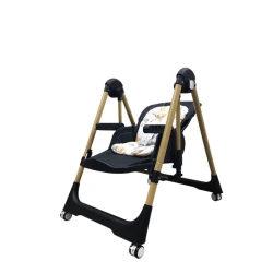 Стульчик для кормления Kidilo 11-3, черный