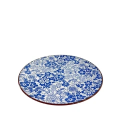 Тарелка Danny Home, белая/синяя, 25 см Тарелка Danny Home, белая/синяя, 25 см