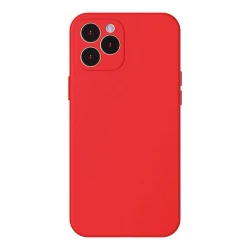 Чехол Baseus Liquid Silica Gel Protective для Apple iPhone 12 Pro Max Red