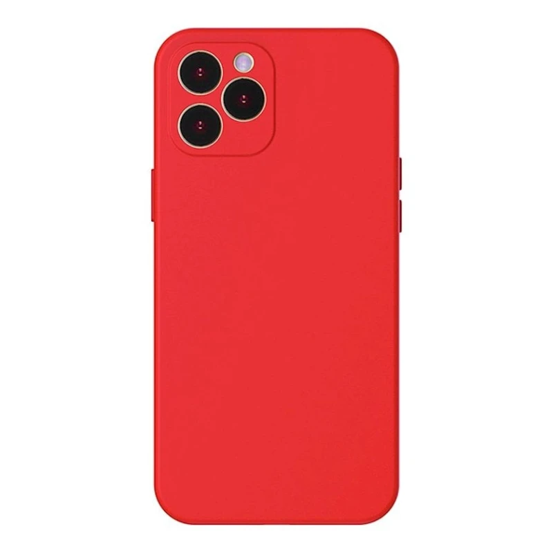 Чехол Baseus Liquid Silica Gel Protective для Apple iPhone 12 Pro Max Red