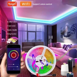Умная светодиодная лента Tuya WiFi Smart RGB LED Strip Light 10m Умная светодиодная лента Tuya WiFi Smart RGB LED Strip Light 10m